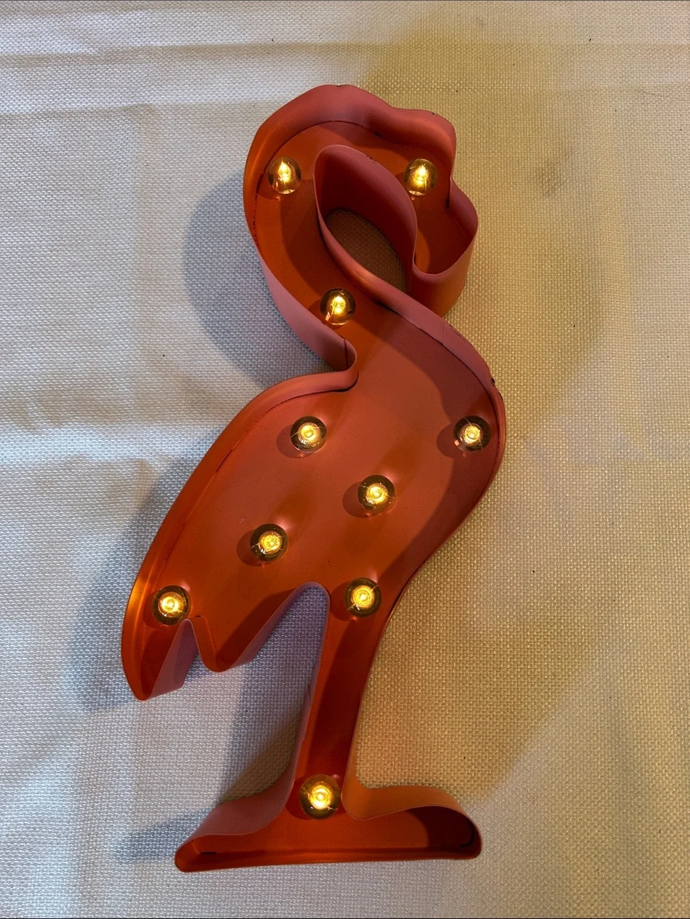 Hobby Lobby Red Flamingo LED Lantern Accent